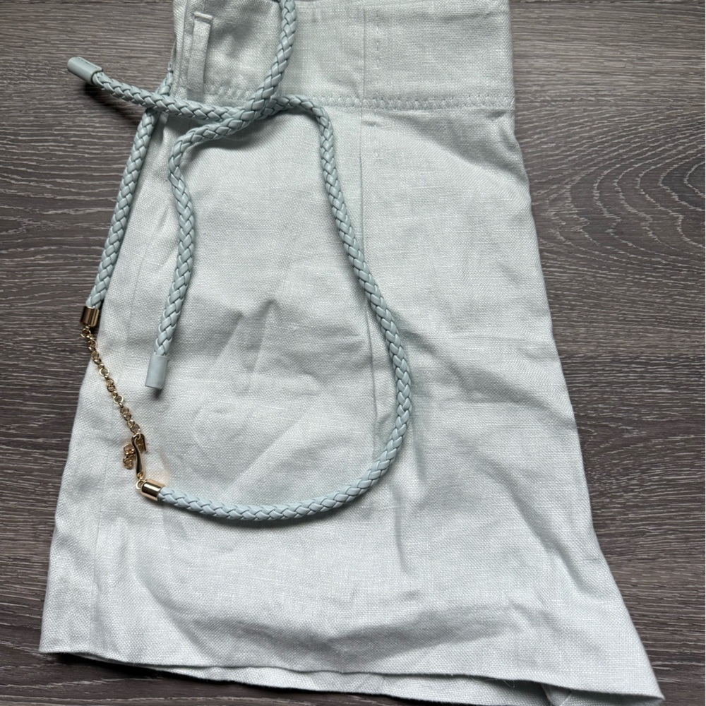 Zimmermann high waisted natural set shirt + shorts - Picture 5 of 10